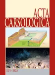 Acta carsologica, 52/1 - 2023